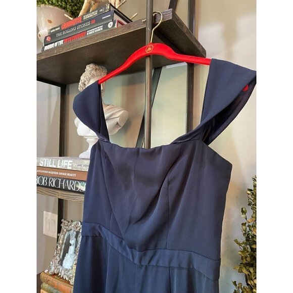 Jay Godfrey Brin Jumpsuit Midnight Navy Women's Size 8 - Picture 6 of 13